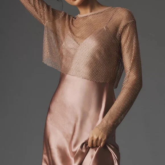 slim fit dress slacks Gold Slip Mini Dress